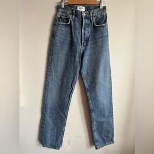 AGOLDE 90'S PINCH WAIST HIGH RISE STRAIGHT Organic Cotton Jeans - 23
